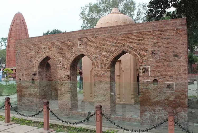 Preserved bullet marks of Jallianwala Bagh Massacre incident